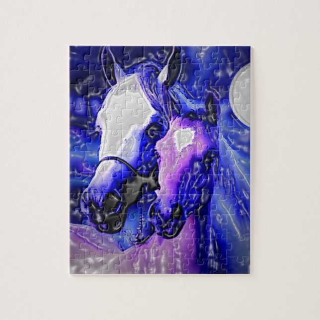 Horses in Love Jigsaw Puzzle (Vertical)