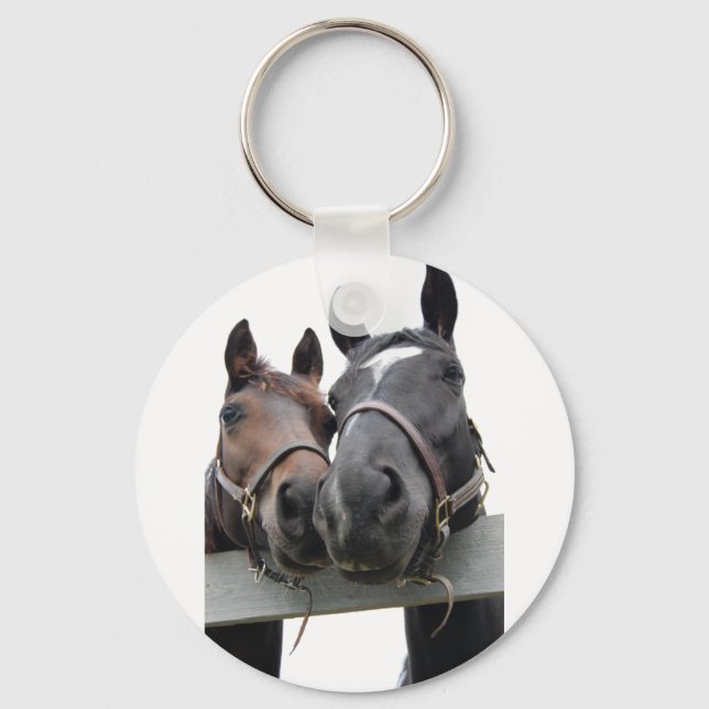 Horses in Love Keychain (Front)