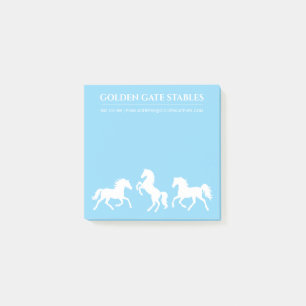 Horses in Motion Equestrian Stable or Ranch Post-it Notes