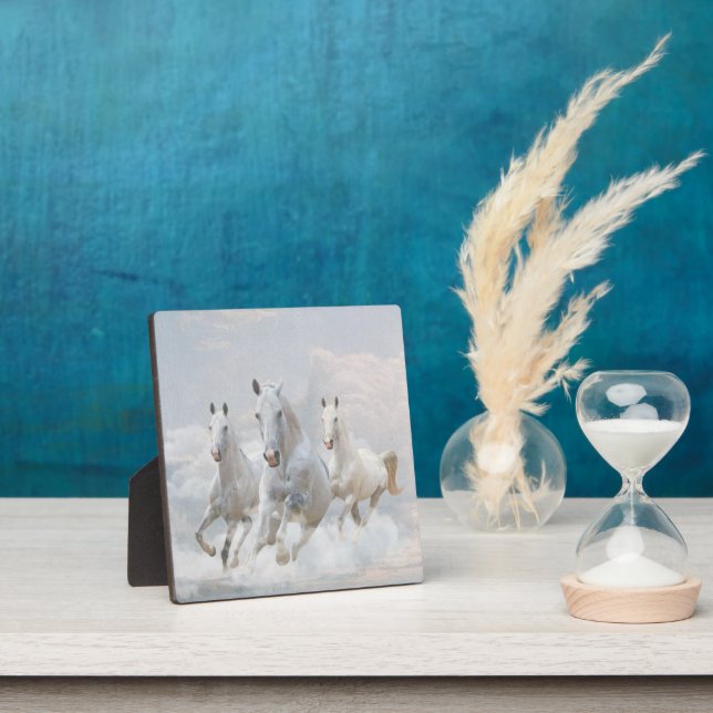 Horses in the clouds   plaque (Insitu)