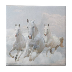 Horses in the clouds    tile