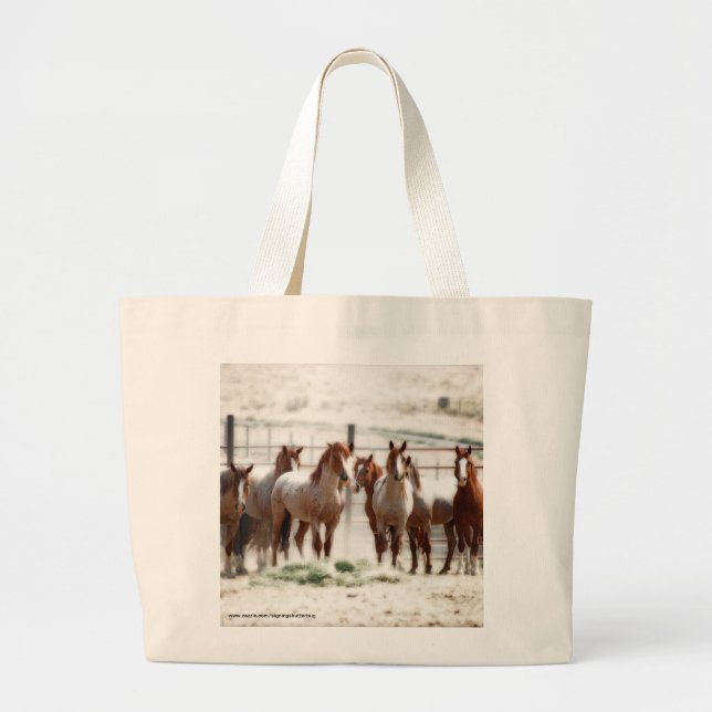 Horses Jumbo Tote (Front)