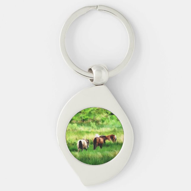 HORSES KEYCHAIN (Front)