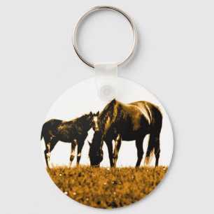 Horses Keychain
