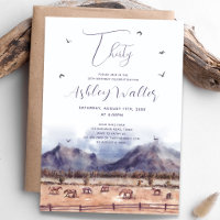 Horses Landscape Milestone Birthday Party