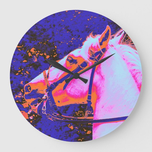 HORSES LARGE CLOCK (Front)