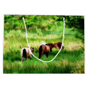 HORSES LARGE GIFT BAG