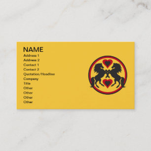 HORSES LOVE DANCE Business Cards