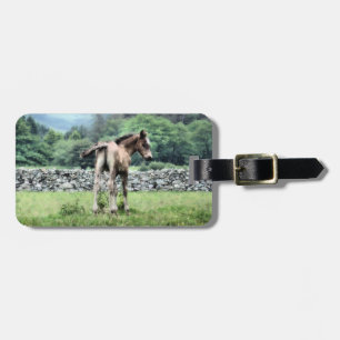HORSES LUGGAGE TAG