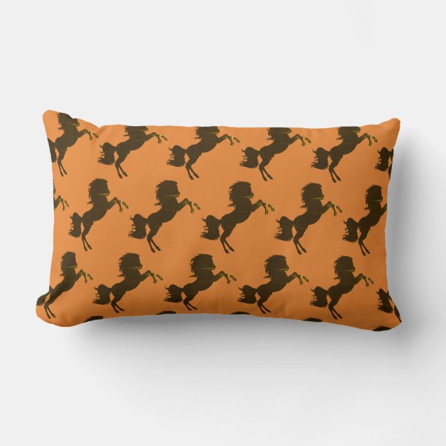 horses lumbar pillow (Front)