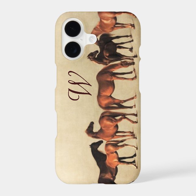 HORSES /MARES AND FOALS Monogram (Back)