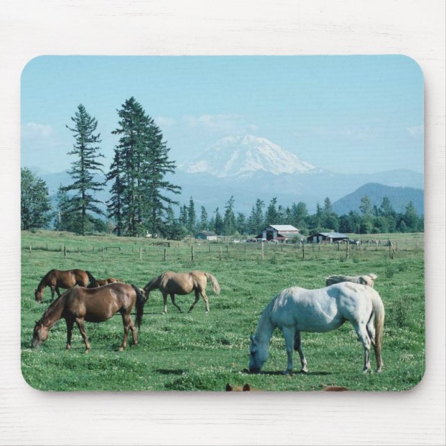 Horses Mouse Pad (Front)