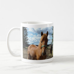 Horses mug - choose style & colour