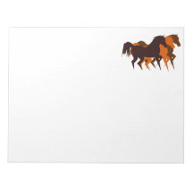 Horses Notepad