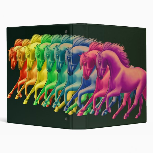 Horses of Different Colours Avery Binder (Background)