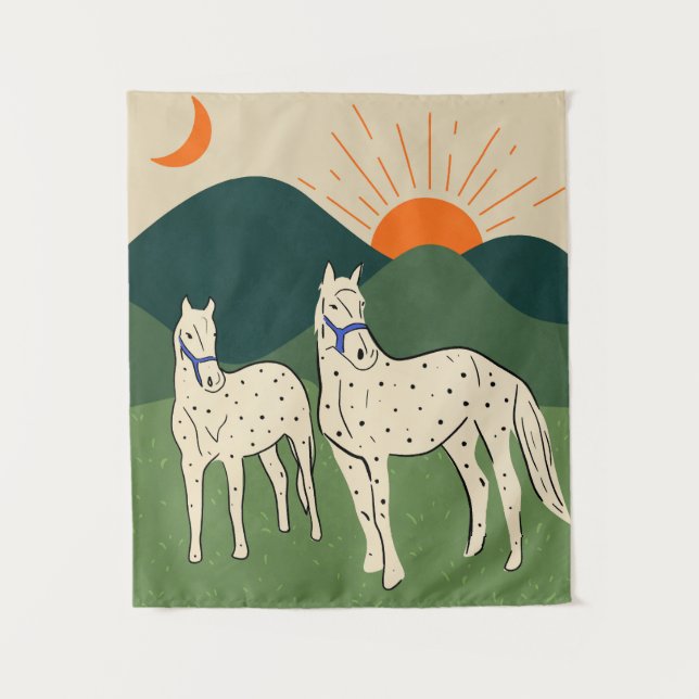 Horses of the Highland Tapestry (Front)