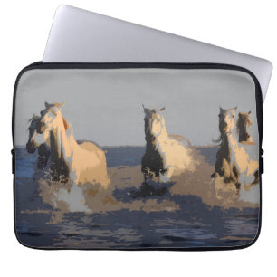 Horses of the Sea - Wild Horses Laptop Sleeve