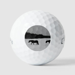 Horses On Snow css gbcna Golf Balls
