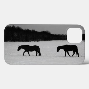 Horses On Snow iphcnm iPhone 13 Case
