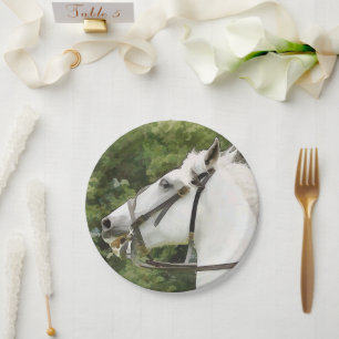 HORSES PAPER PLATE