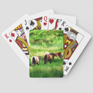 HORSES  PLAYING CARDS