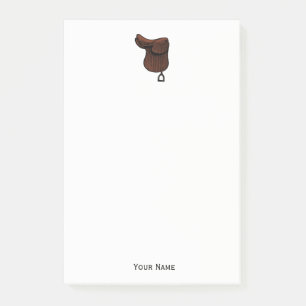 Horses - Preppy Equestrian Tack Saddle Colour Post-it Notes