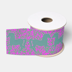 Horses Ribbon Grosgrain Ribbon