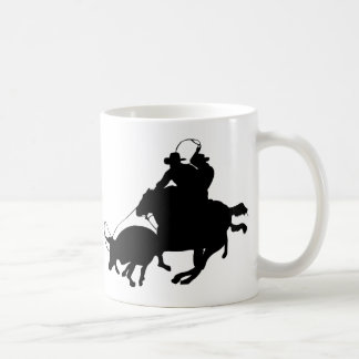 Horses - Rodeo - Team Roping Coffee Mug