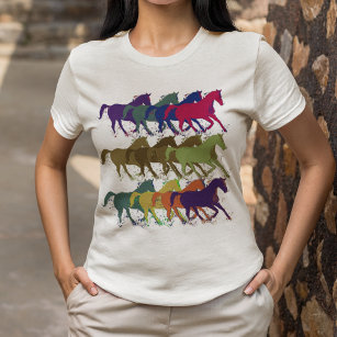 Horses Running, Farm Animals T-Shirt