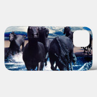 Horses Running In The Water