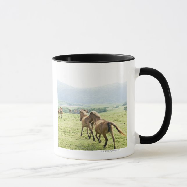Horses running mug (Right)