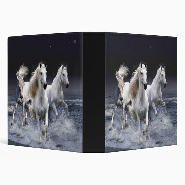 Horses running  throw pillow binder (Background)