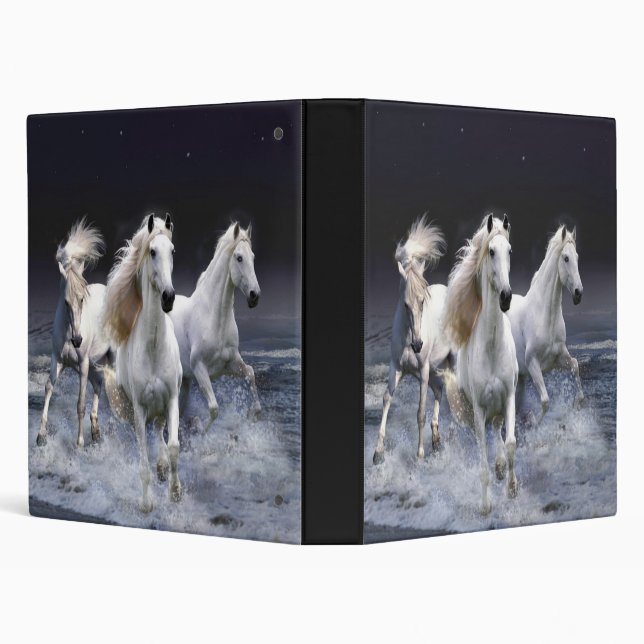Horses running  throw pillow binder (Background)