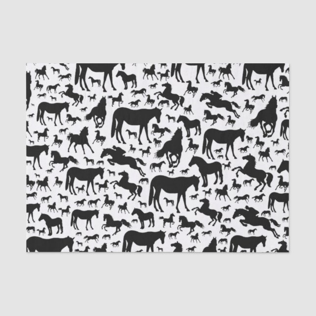 Horses Tissue or Decoupage Paper (Front)