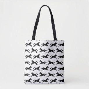 Horses to the gallop tote bag
