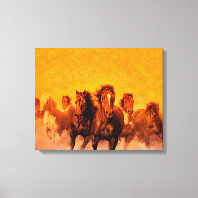 Horses - Wrapped Canvas (Front)