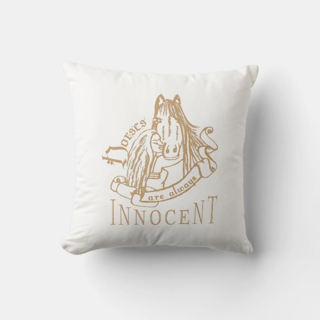 HorsesAreInnocent - Pillow (Front)