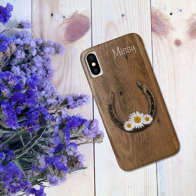 Horseshoe and Daisies iPhone X Case (Creator Uploaded)