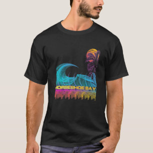 Horseshoe Bay  Retro 80s Style Vintage Vaporwave S T-Shirt