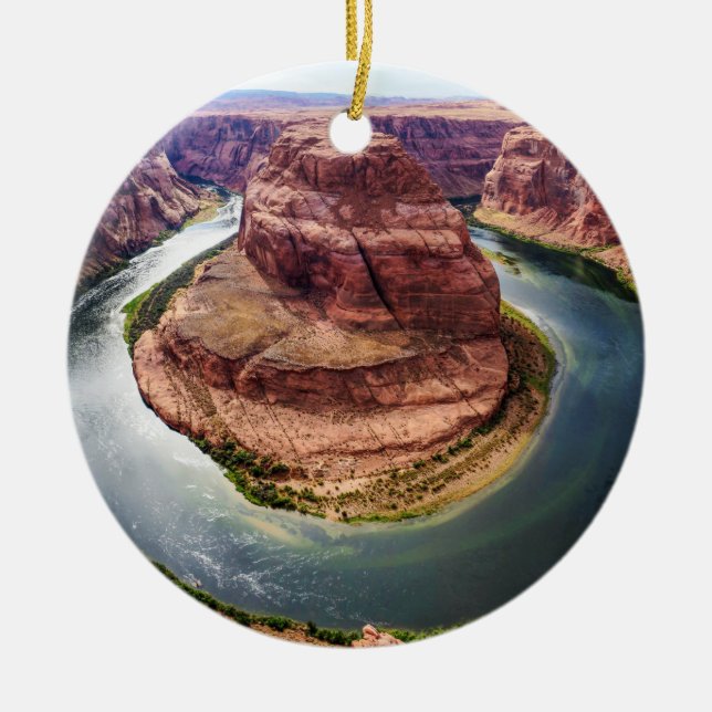 Horseshoe Bend, Arizona  Ceramic Ornament (Front)