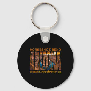 Horseshoe Bend Arizona Desert Hiking Rv Travel Fam Keychain