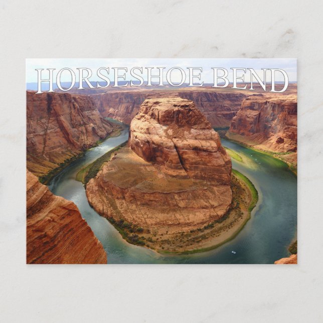 Horseshoe Bend Arizona Glen Canyon Postcard (Front)