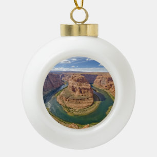 Horseshoe Bend, Arizona, USA Ceramic Ball Christmas Ornament