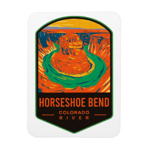 Horseshoe Bend Colorado River Magnet
