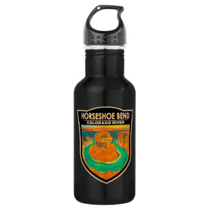 Horseshoe Bend Colorado River Vintage  532 Ml Water Bottle