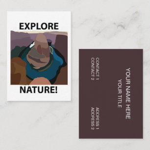 Horseshoe Bend Explore Nature Horseshoe Bend Business Card