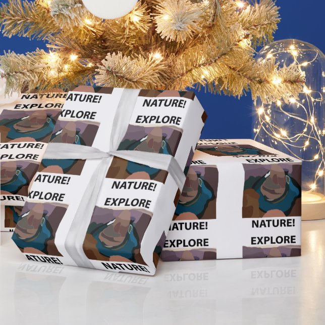 Horseshoe Bend Explore Nature Horseshoe Bend Wrapping Paper (Holidays)