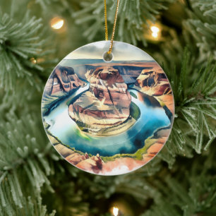 Horseshoe Bend National Military Park Ceramic Ornament