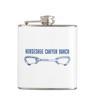 Horseshoe Canyon Ranch Arkansas Climbing Quickdraw Hip Flask