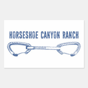 Horseshoe Canyon Ranch Arkansas Climbing Quickdraw Sticker